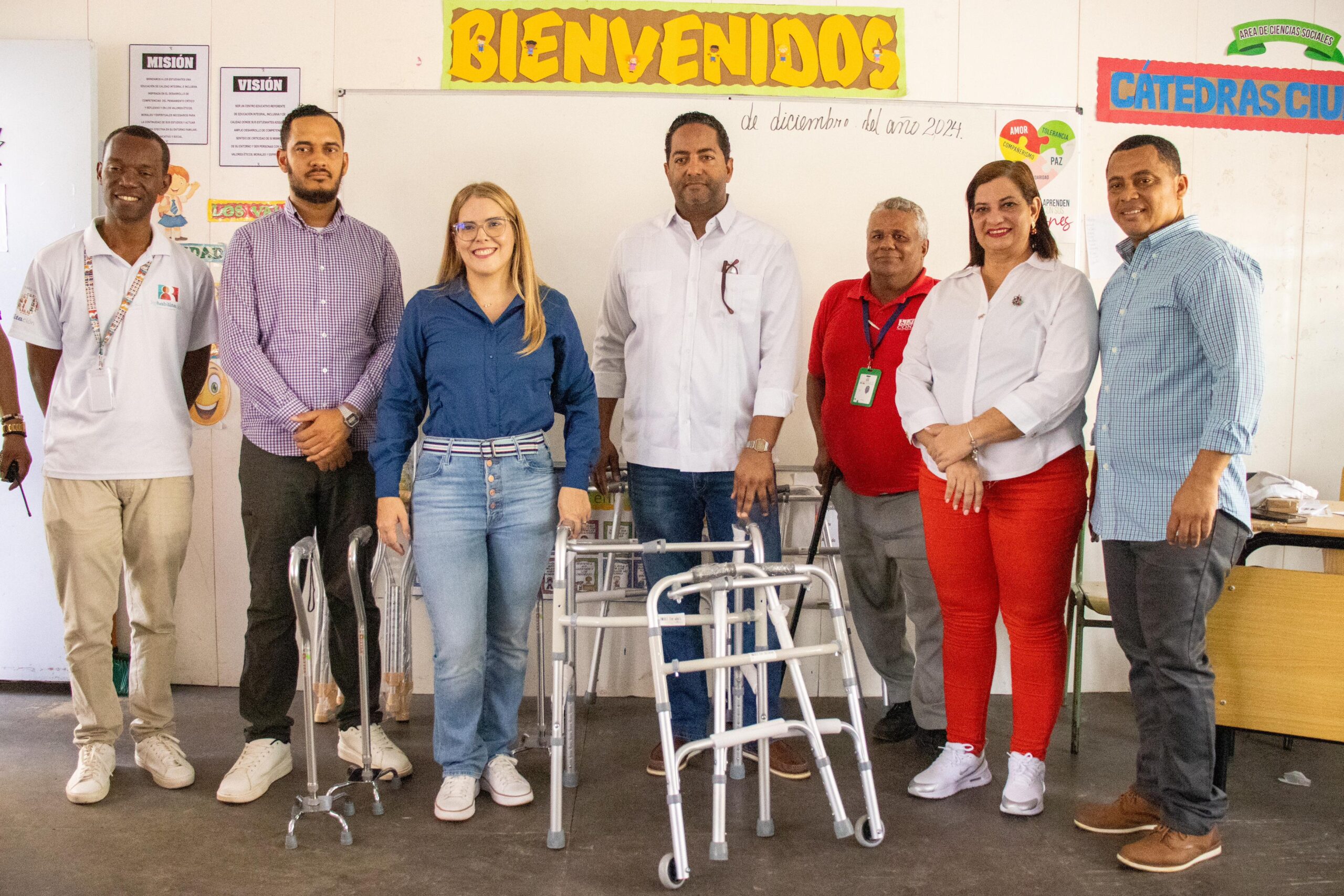 Benny Metz, Ligia Barceló y Edgar Santana