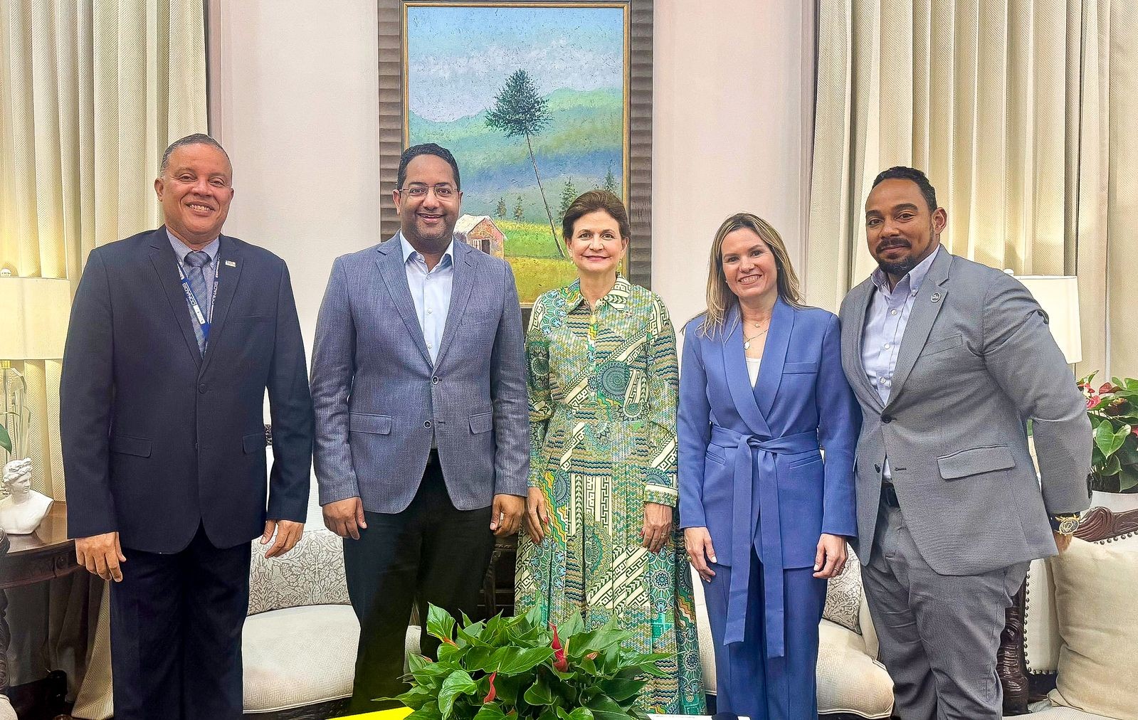 CONADIS se reúnen con vicepresidenta Raquel Peña para tratar temas de inclusión y accesibilidad